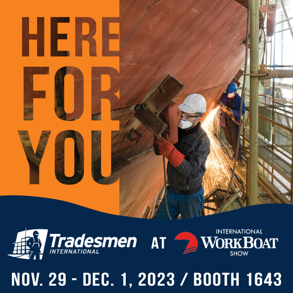 Tradesmen International® is Excited to Attend the International Workboat Show 2023